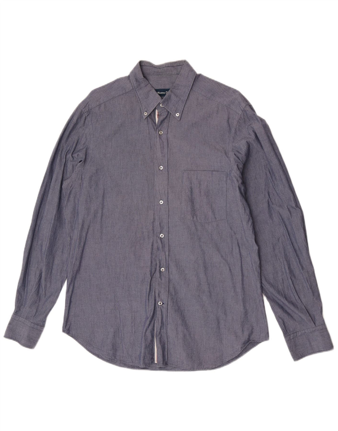Koszula męska Massimo Dutti, duża, szara, bawełniana