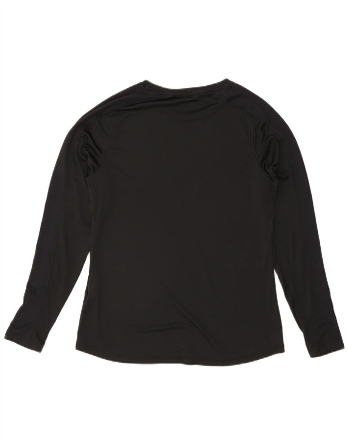 Under Armour Męski top z długim rękawem, duży, czarny, poliestrowy