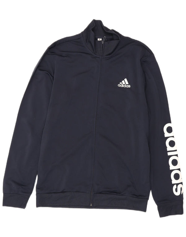 Męska kurtka dresowa Adidas Graphic UK 40/42 Średni granat