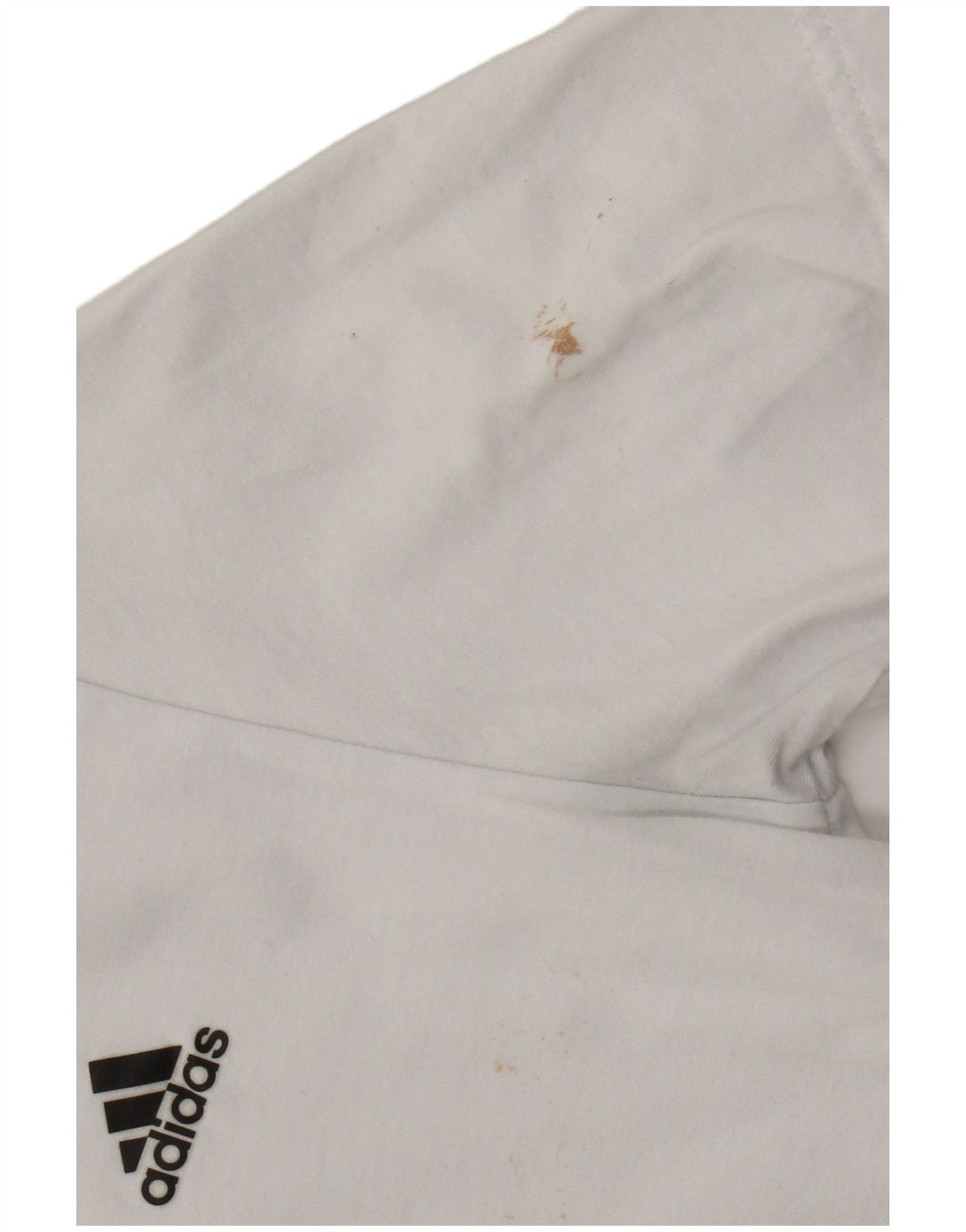 Adidas Chłopięcy T-shirt Top 13-14 Lat Biała Bawełna