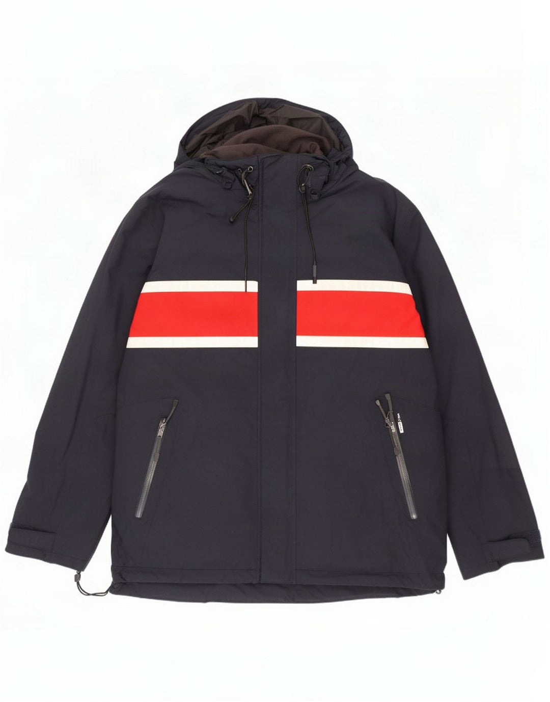 Męska kurtka wiatrówka Helly Hansen UK 40, duża, granatowa, blok kolorów