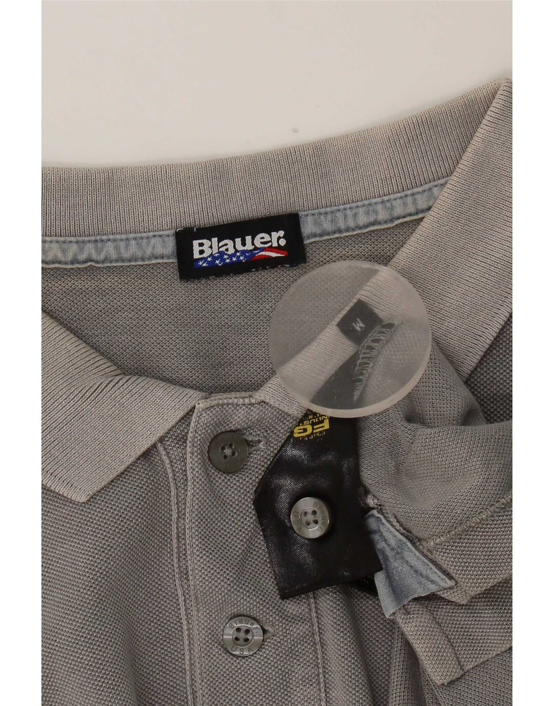 Męska koszulka polo Blauer, średnioszara