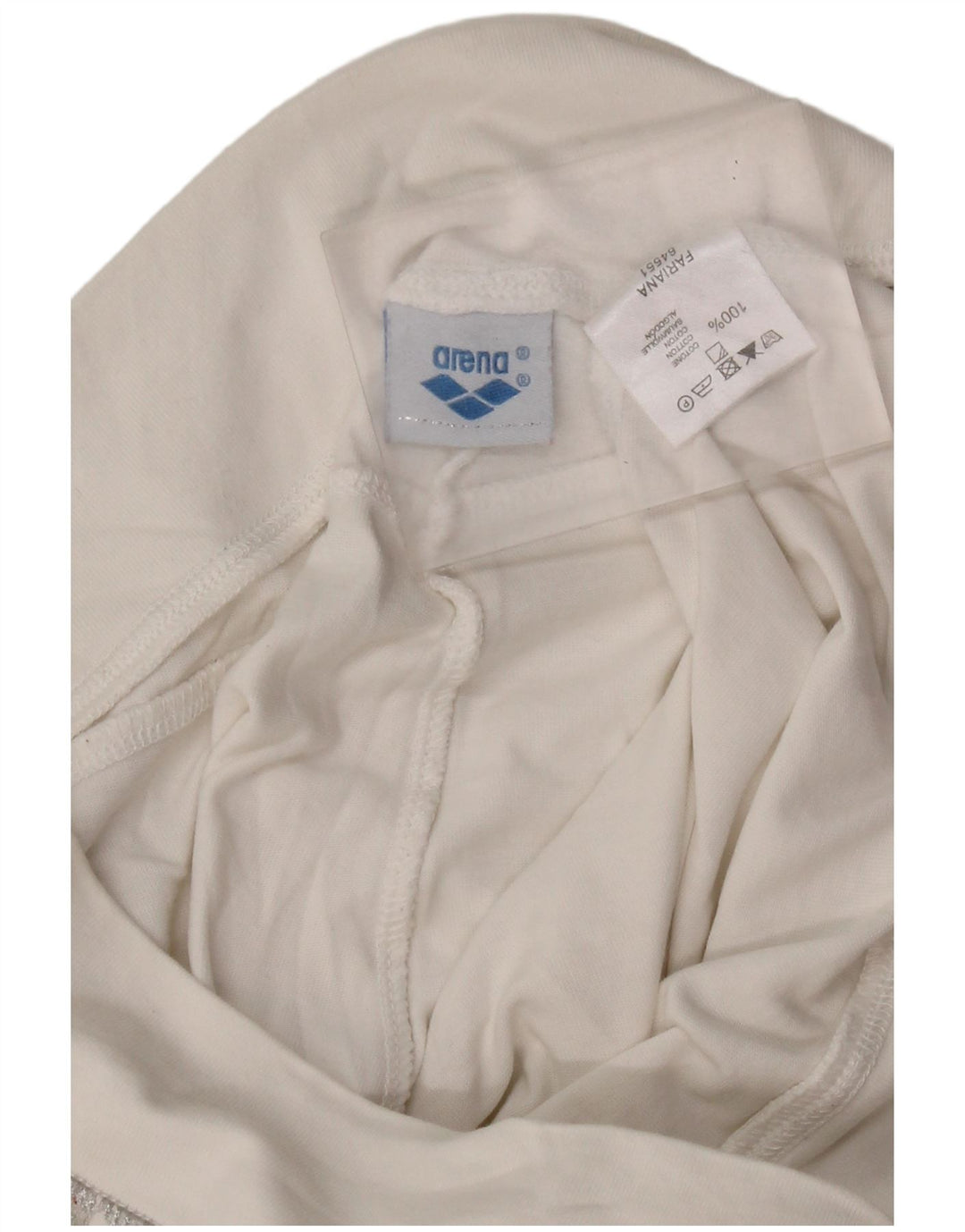 Damskie spodnie dresowe Arena Graphic UK 10 Small, białe, bawełniane