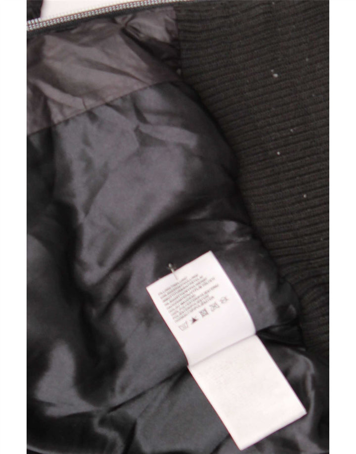 Lee Damska kurtka z kapturem, oversize, ocieplana UK 6 XS, czarna, poliester