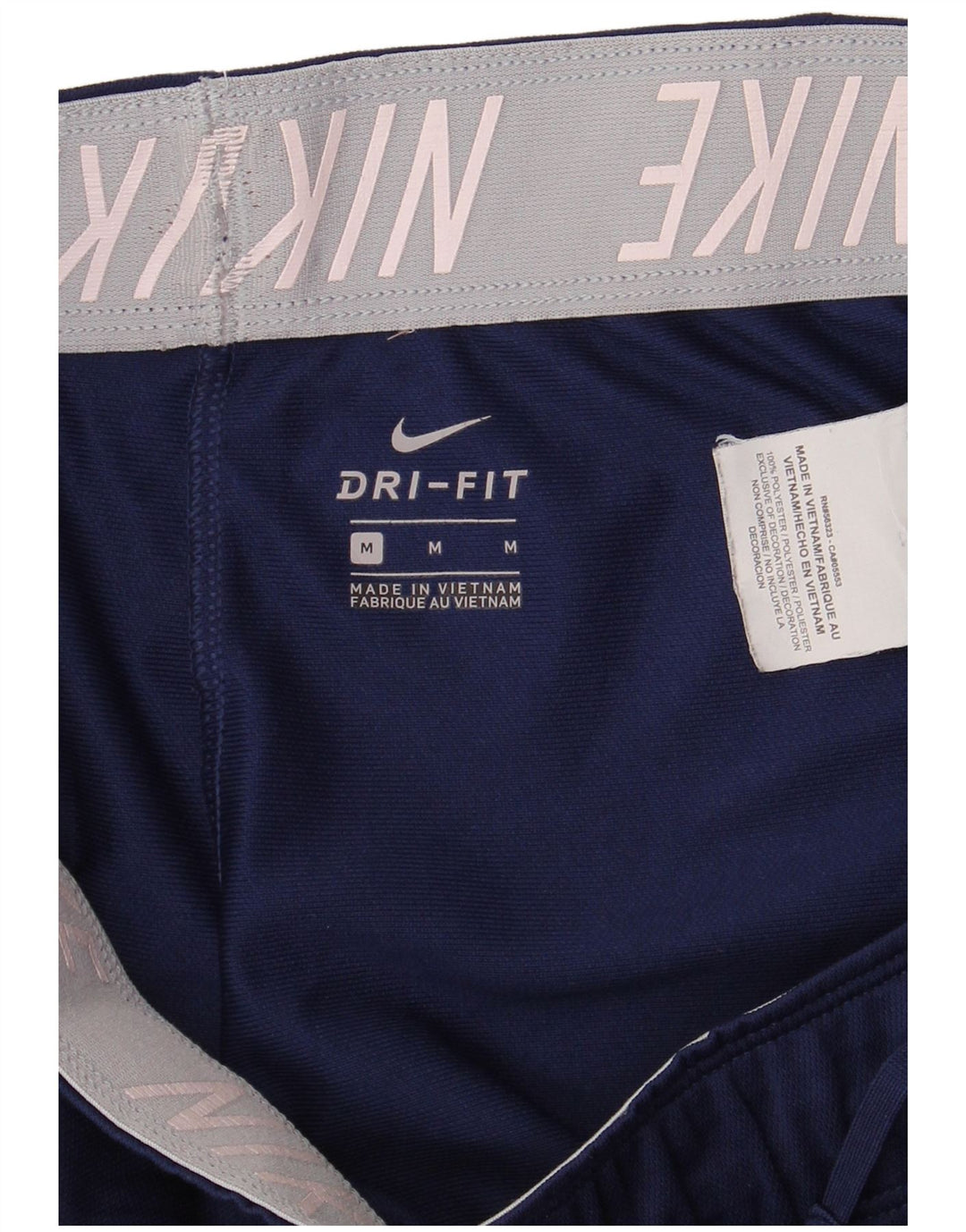 Damskie spodenki sportowe Nike Dri Fit UK 12, średni granatowy poliester