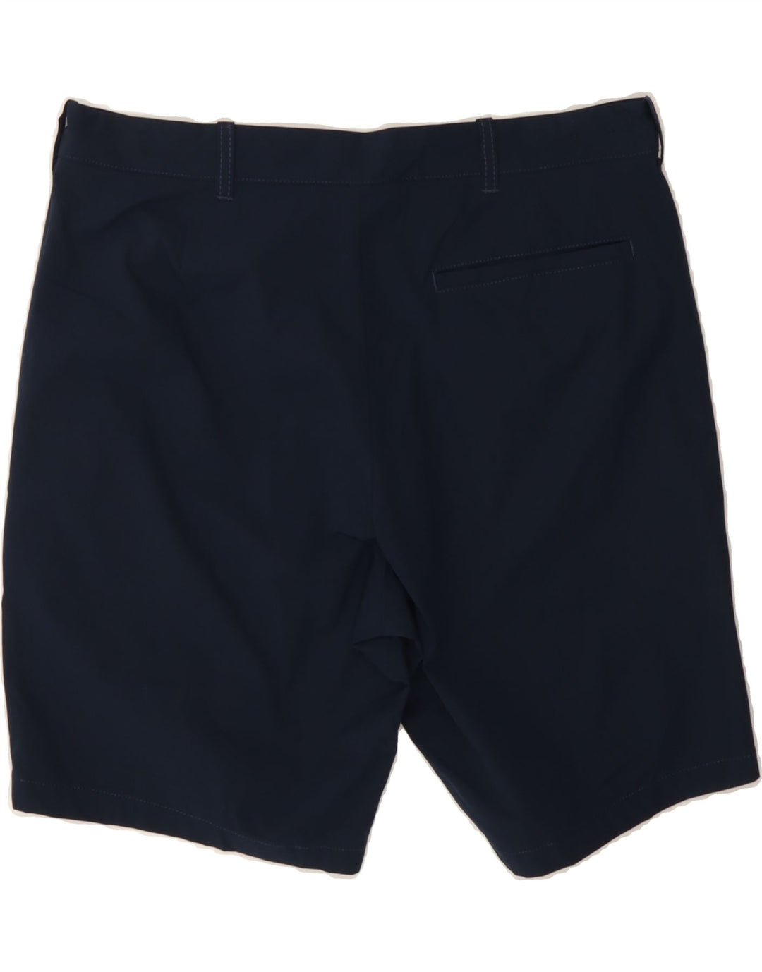 J. CREW Mens Chino Shorts W33 Medium Navy Blue Polyester Vintage J. Crew and Second-Hand J. Crew from Messina Hembry 