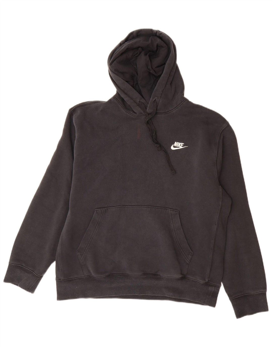 Męska bluza z kapturem Nike, średnia czarna, bawełniana