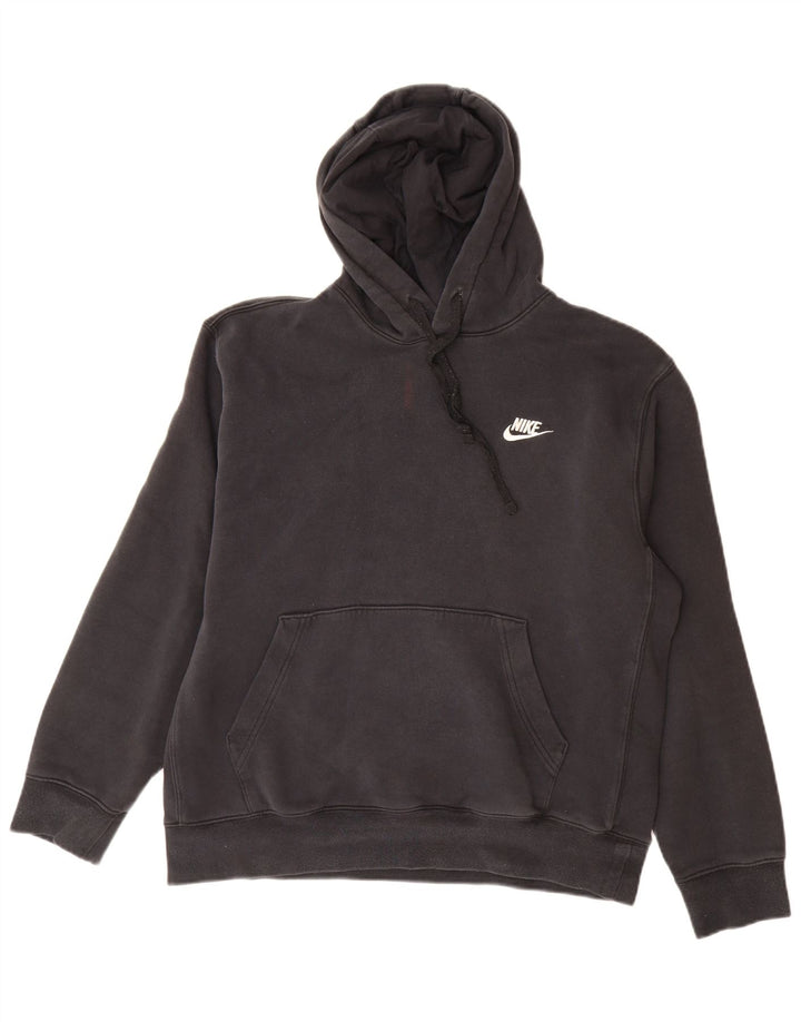 Męska bluza z kapturem Nike, średnia czarna, bawełniana