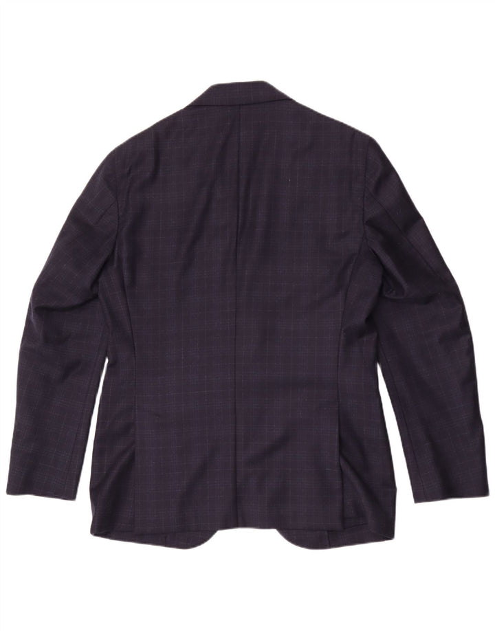 Męska marynarka Ermenegildo Zegna Heritage Blazer UK 38 w średnią granatową kratkę
