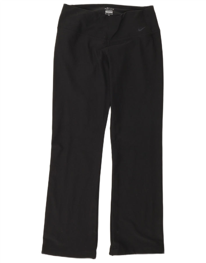 Damskie spodnie dresowe Nike Dri Fit UK 14, średnie czarne