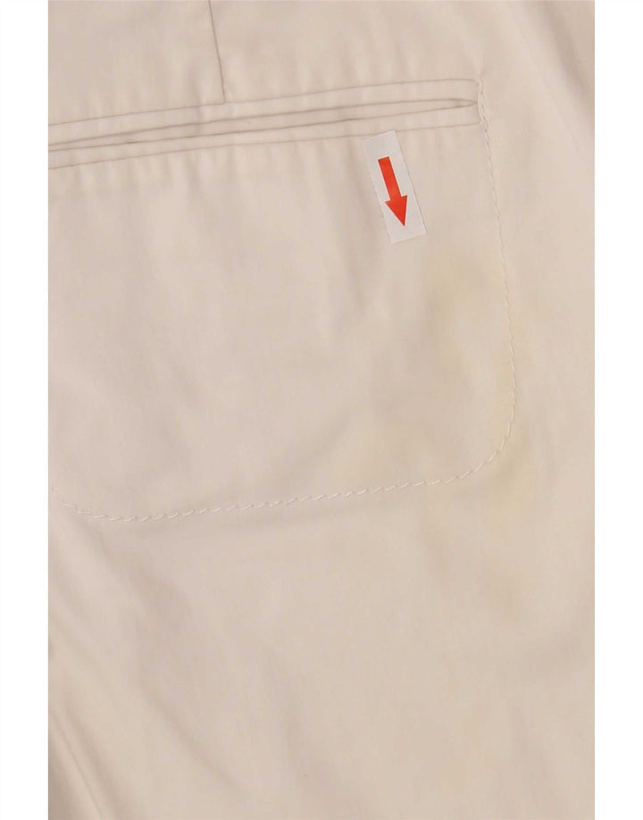 Spodnie damskie Max Mara o prostym kroju W30 L24 białe