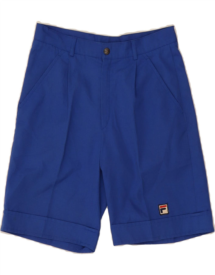 FILA Mens Casual Shorts W26 XS Blue Polyester Vintage Fila and Second-Hand Fila from Messina Hembry 