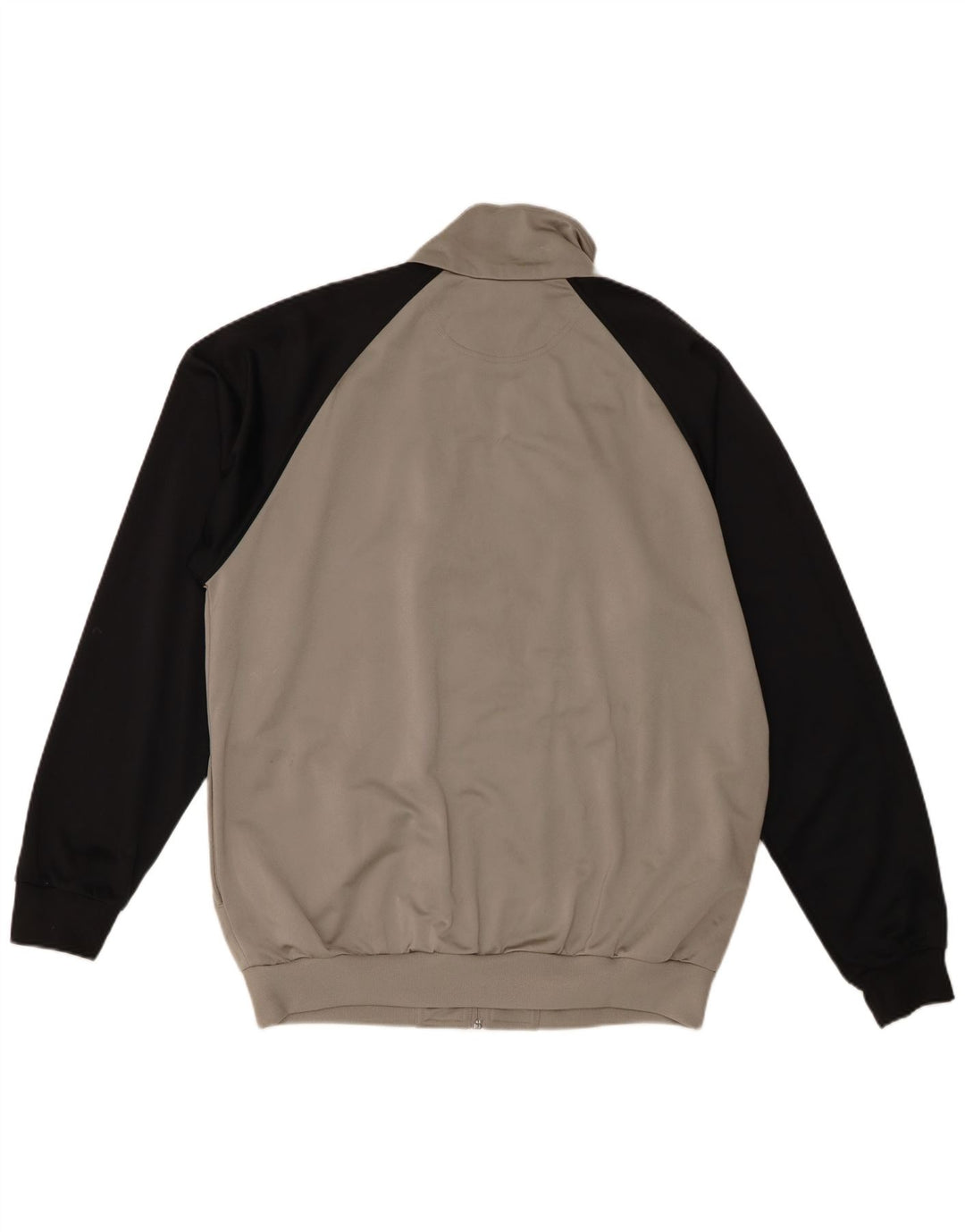 Męska kurtka dresowa Kappa XL Szary poliester z blokami kolorów