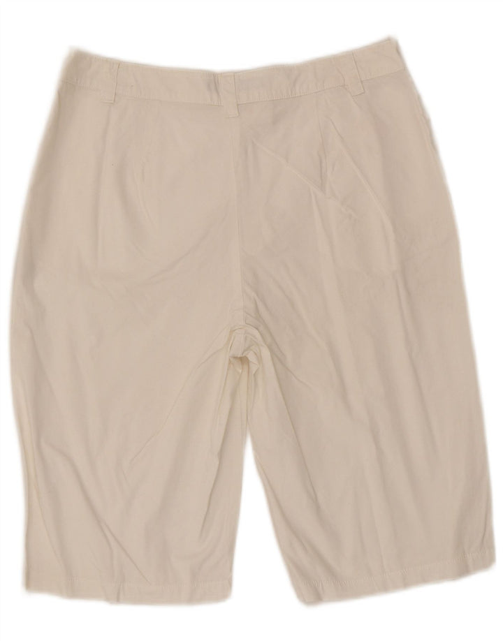 Vintage damskie spodenki chino IT 44 Medium W30 białe