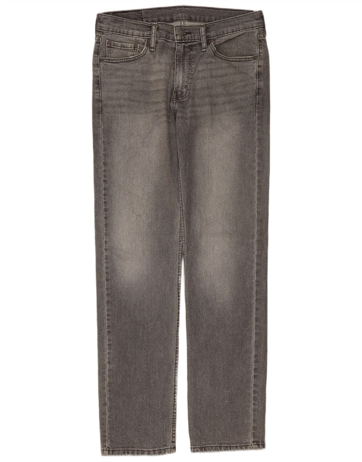 Męskie dżinsy Levi's 514, proste, rozmiar 30, W30, L32, szara bawełna