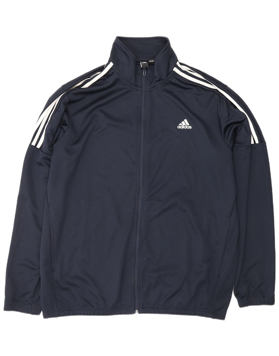Męska kurtka dresowa ADIDAS 2XL granatowa, poliester