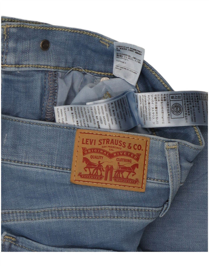 Damskie dżinsy Levi's 314 Shaping Straight W27 L32 Niebieska bawełna