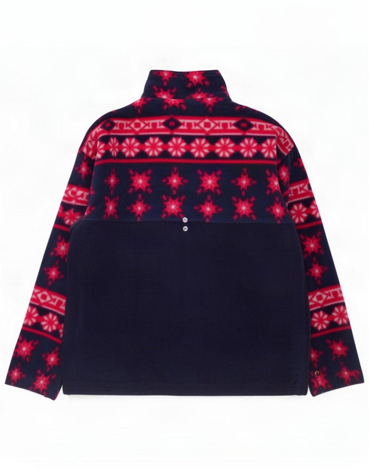 Bailo Damska kurtka polarowa UK 16 Large Blue Fair Isle Polyester