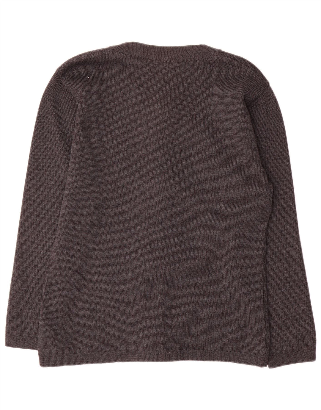Vintage damski sweter oversize UK 10 Small, szara wełna