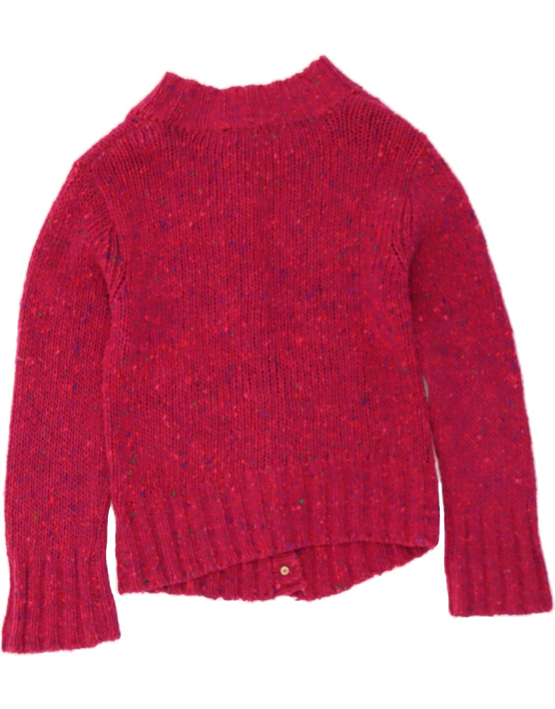 VINTAGE Womens Cardigan Sweater UK 12 Medium Pink Flecked Vintage Vintage and Second-Hand Vintage from Messina Hembry 
