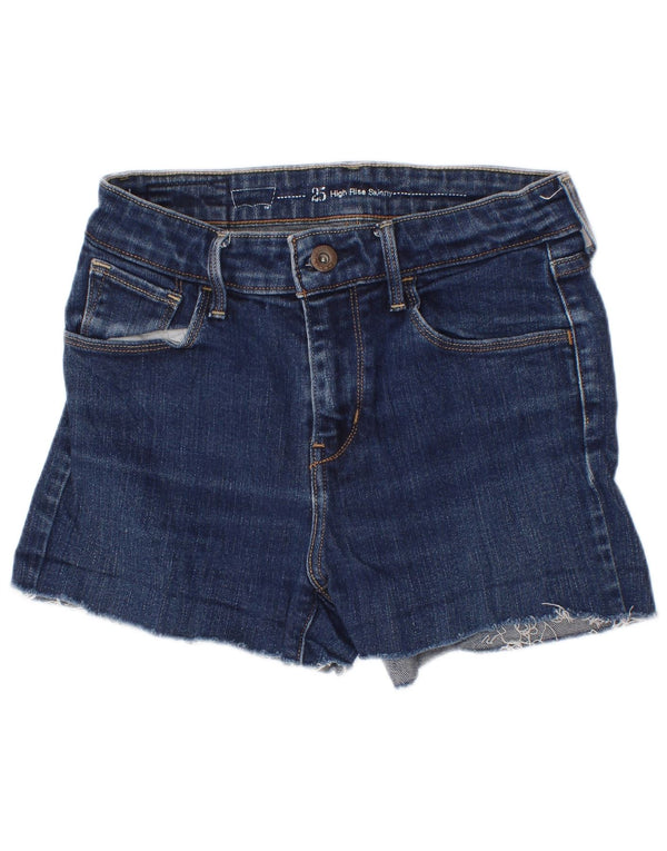 Damskie spodenki jeansowe Levi's W25 XS, niebieska bawełna