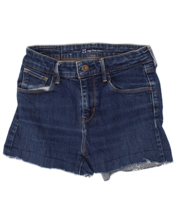 Damskie spodenki jeansowe Levi's W25 XS, niebieska bawełna
