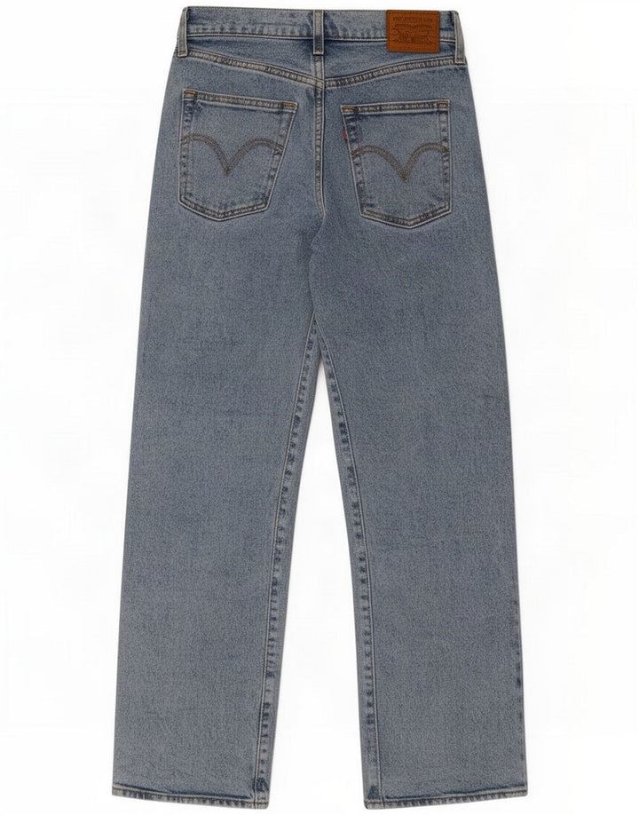 Damskie dżinsy Levi's Ribcage Straight W26 L27 niebieskie