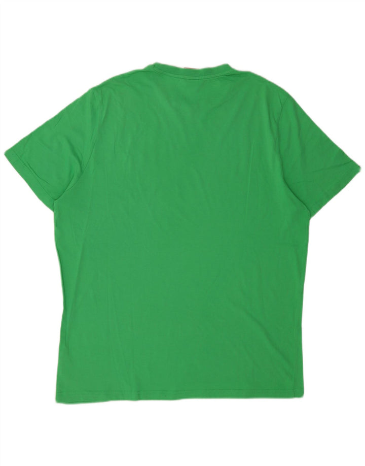 Męska koszulka Puma Top 2XL Zielona bawełna