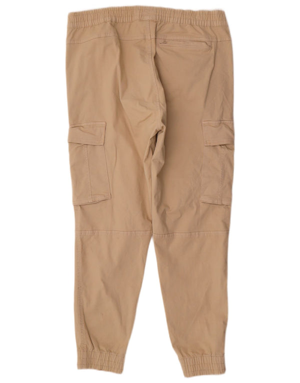 Męskie spodnie cargo Zara EU 44 Large W34 L29 Beżowa bawełna