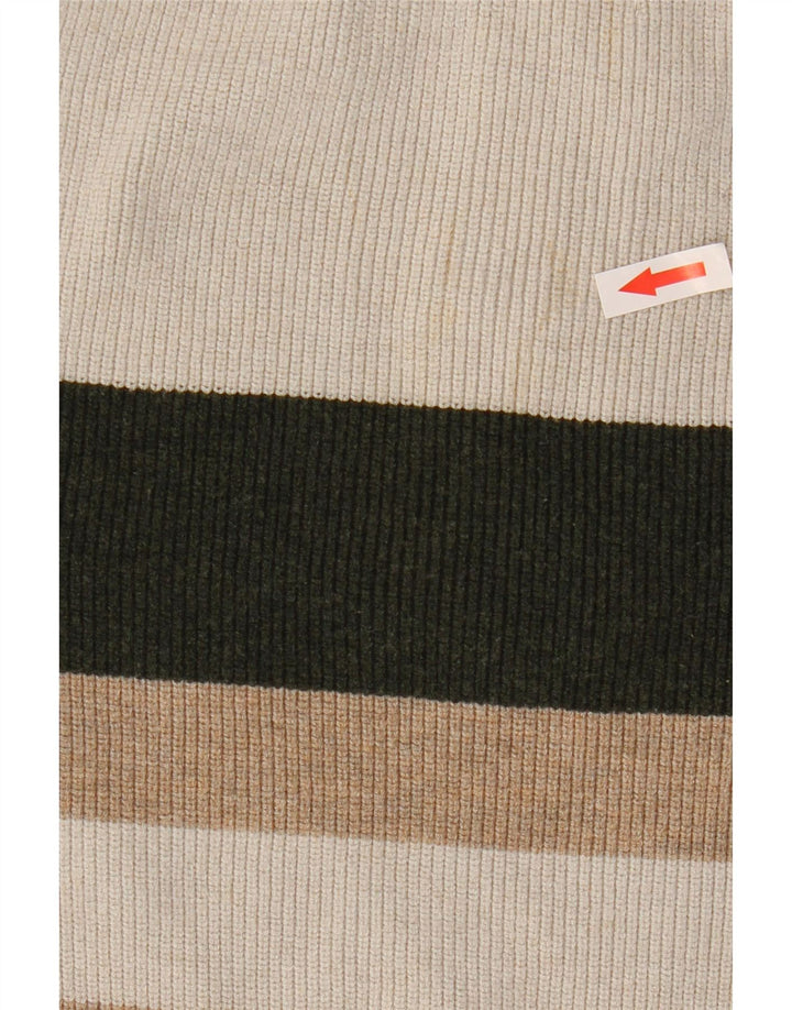 Damski sweter Marks & Spencer z zamkiem błyskawicznym, UK 10, mały, szary, z blokami kolorów