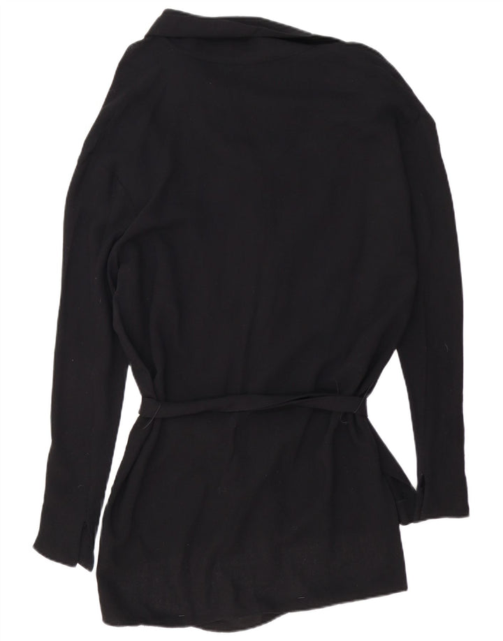 Sweter damski Zara UK 14, średni czarny, wiskoza