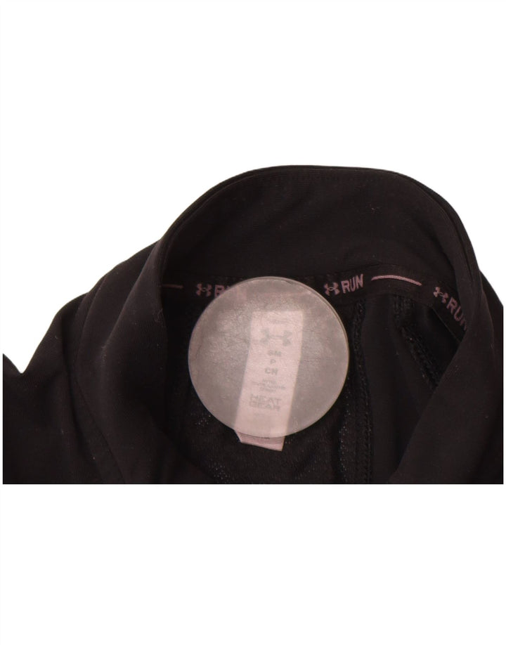 Damski top Under Armour Heat Gear z długim rękawem, UK 10, mały, czarny elastomer