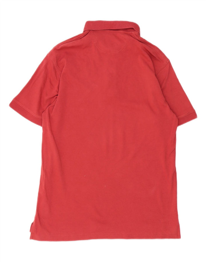 Męska koszulka polo Eddie Bauer, bawełniana, w kolorze średnio czerwonym