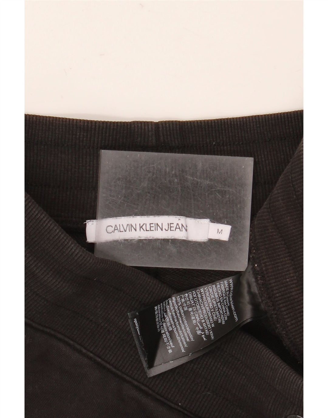 Damskie spodenki sportowe Calvin Klein Graphic UK 14, średnie, czarne, bawełniane