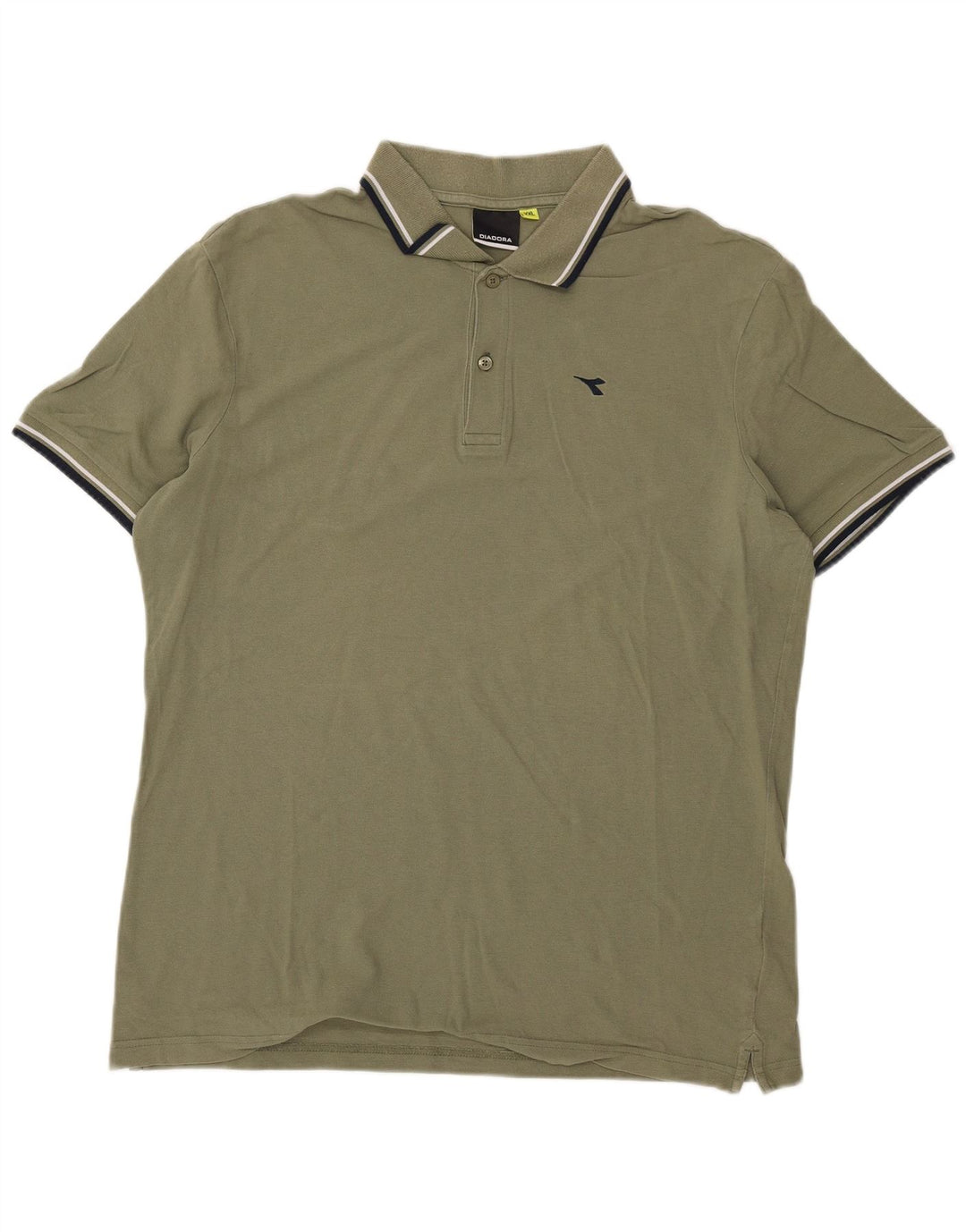 Męska koszulka polo Diadora 2XL, bawełna khaki