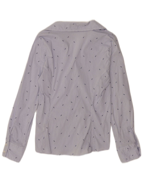 Koszula damska Zara UK 12, bawełniana w średnie niebieskie prążki