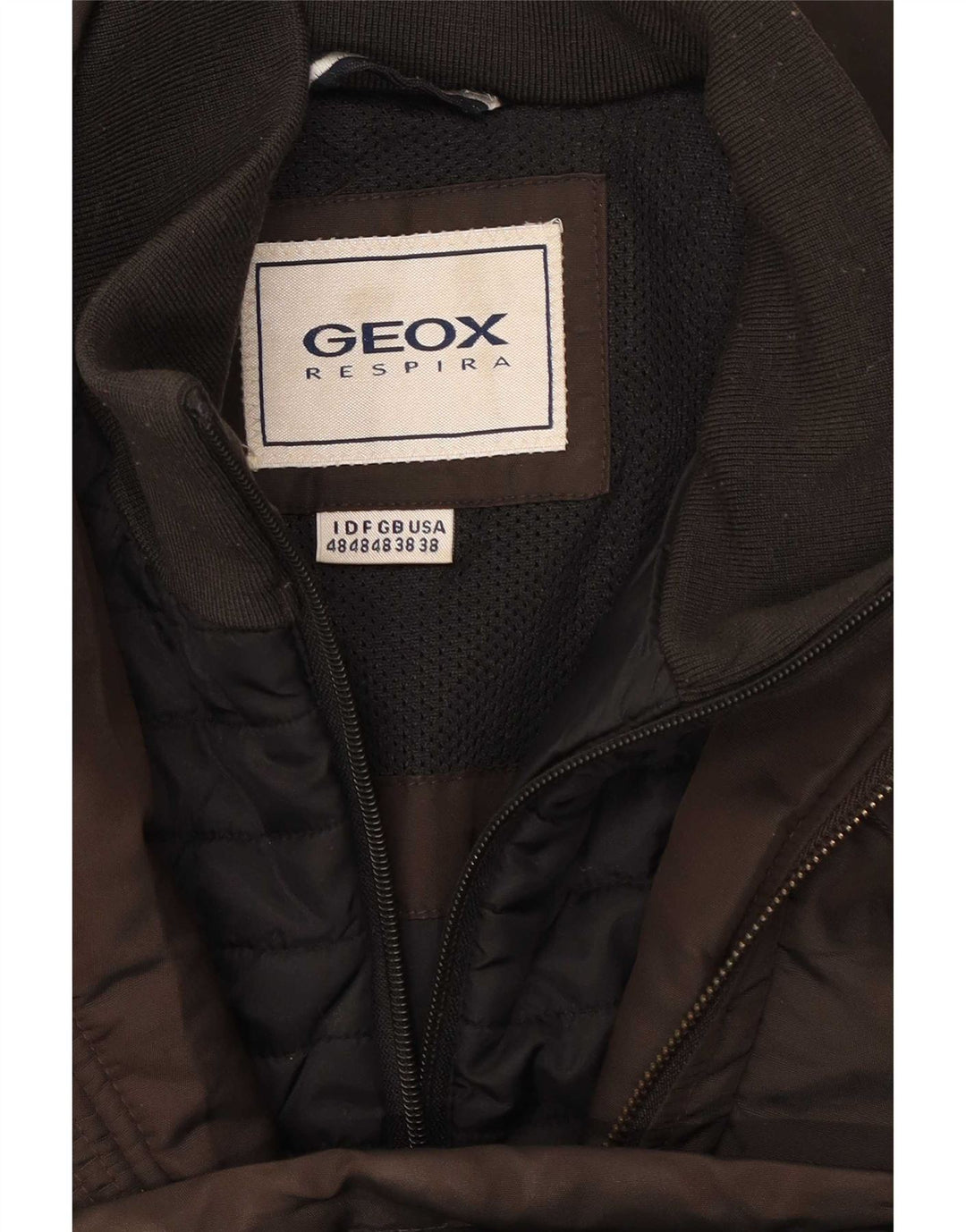 Męska kurtka użytkowa Geox UK 48 4XL Brązowa Poliamid