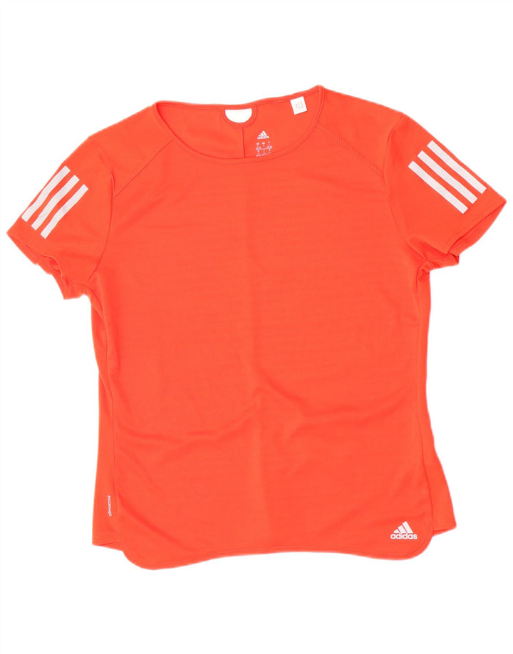 Damska koszulka Adidas Climacool Top UK 16/18 Duży pomarańczowy poliester