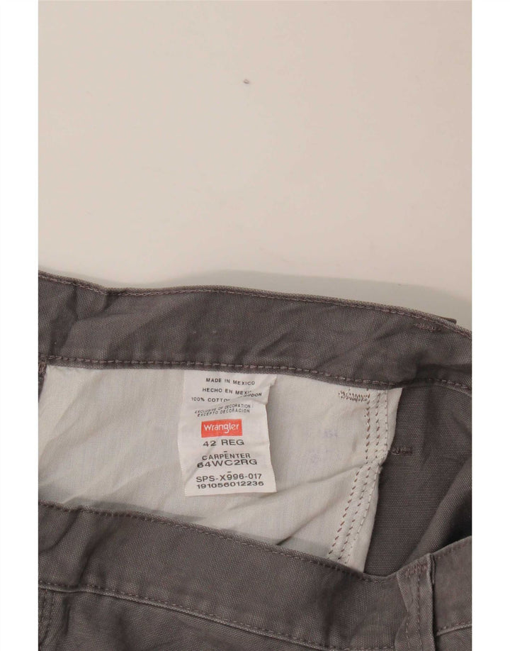 Męskie spodenki cargo Wrangler W42 2XL Szara bawełna