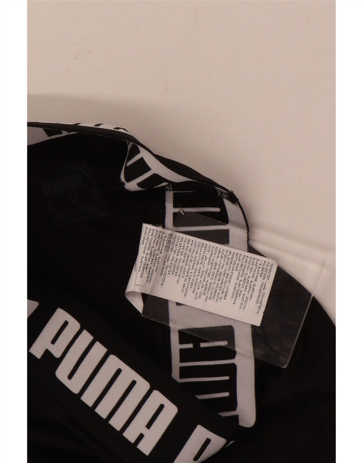 Damskie legginsy z grafiką PUMA UK 4 XS, czarny poliester