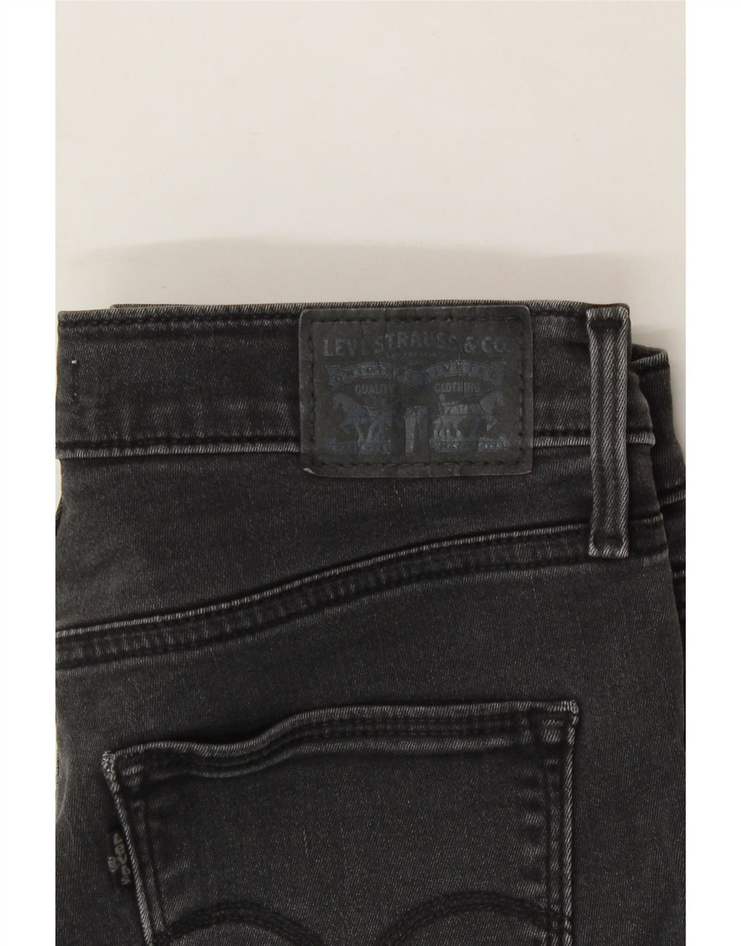 LEVI'S Womens Slimming Skinny Jeans W29 L34 Grey Cotton Vintage Levi's and Second-Hand Levi's from Messina Hembry 
