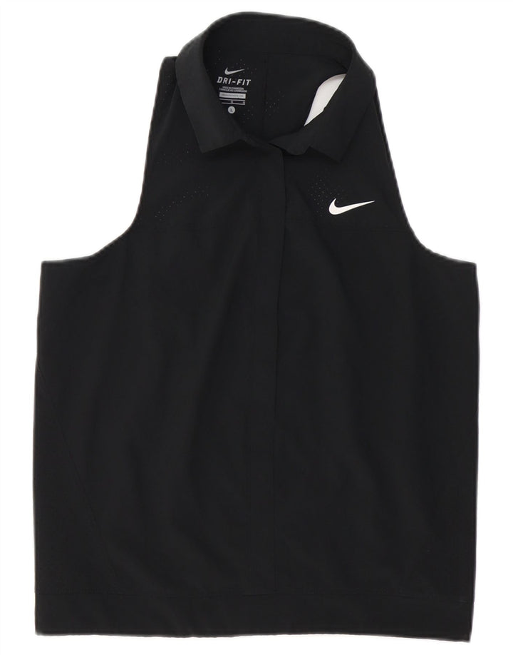 Damska kamizelka NIKE Dri Fit UK 16, duża, czarna, poliester