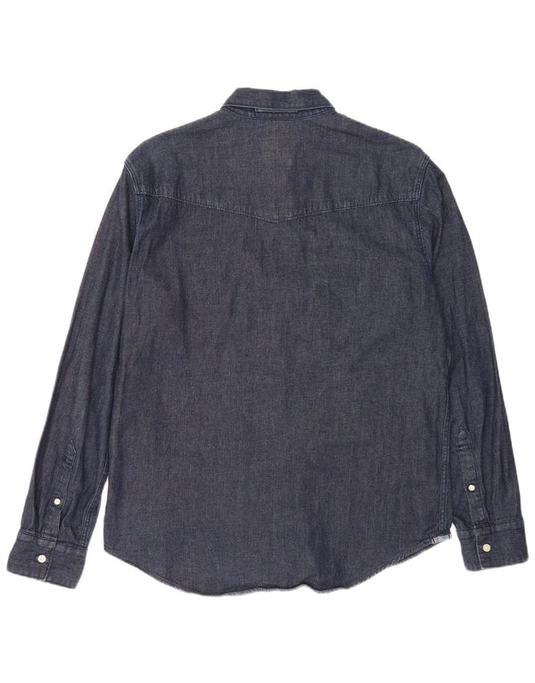 Męska koszula dżinsowa Levi's o standardowym kroju, średnia, granatowa, bawełniana