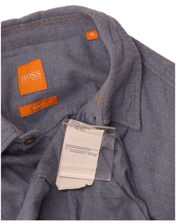 Męska koszula slim fit HUGO BOSS, bawełniana, w kolorze średnioniebieskim
