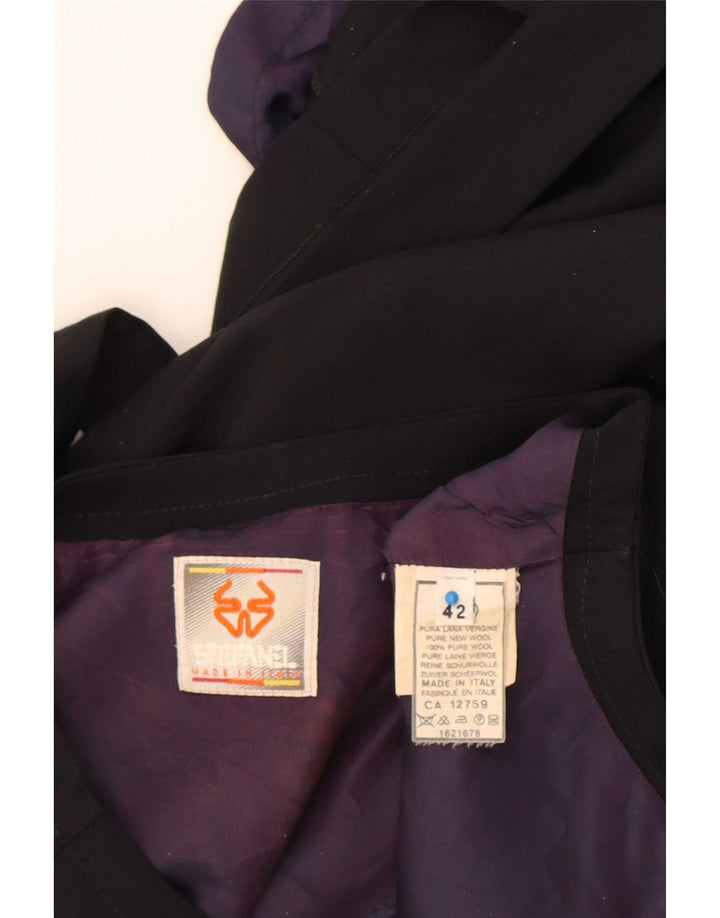 Damska sukienka płaszczowa Stefanel IT 42 Średnia czarna nowa wełna