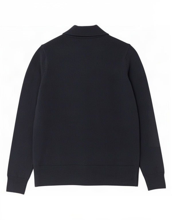 Marks & Spencer Damski sweter rozpinany UK 10, mały, granatowy, akrylowy