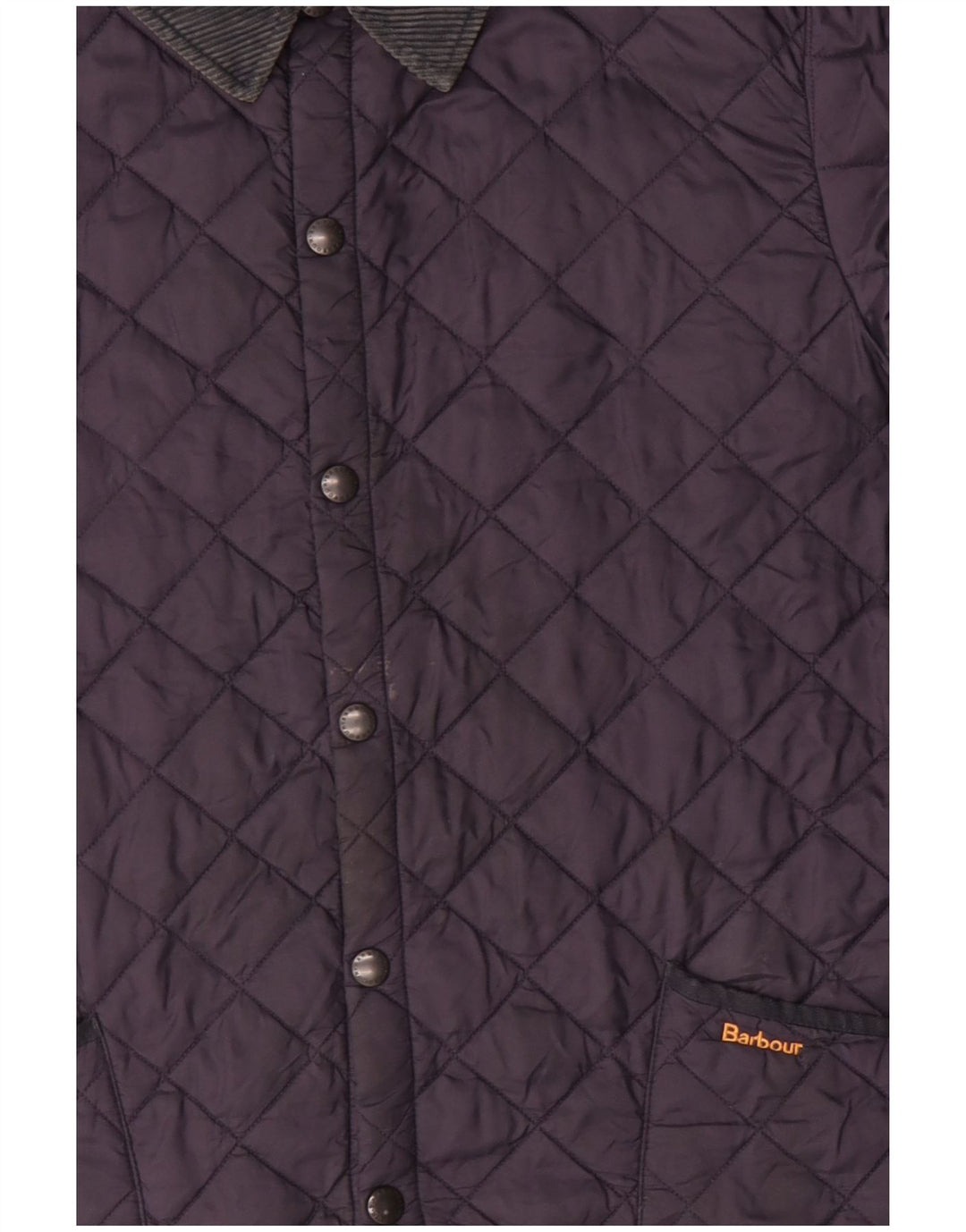 Męska pikowana kurtka Barbour UK 44 2XL Granatowy poliester