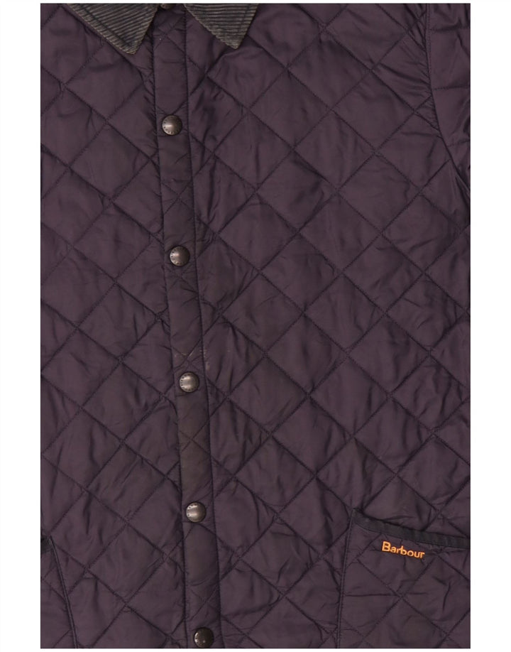 Męska pikowana kurtka Barbour UK 44 2XL Granatowy poliester