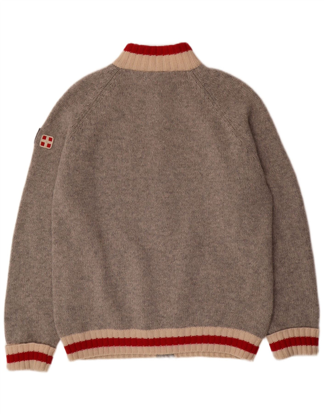 Męski sweter kardigan MC NEAL 2XL Szara wełna