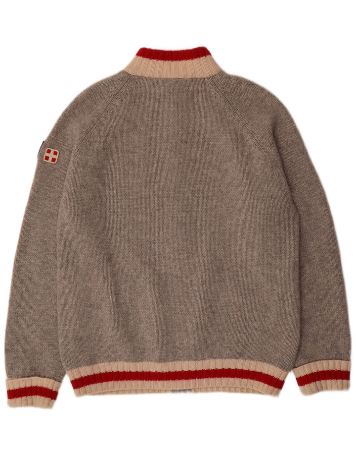 Męski sweter kardigan MC NEAL 2XL Szara wełna